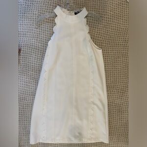 fab'rik White Halter Sheath Dress